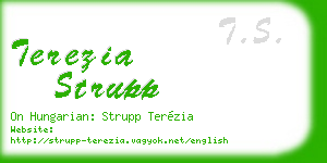terezia strupp business card